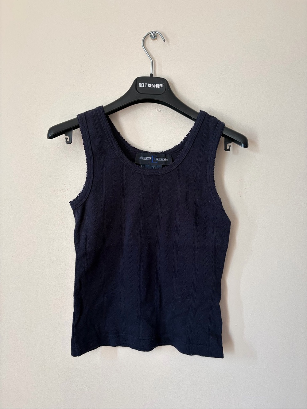 Escada Sport - Girls' Navy Ribbed Tank Top